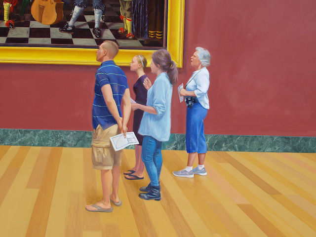 Tony Irving, Dutch Perspective 2014 oil on linen 92 x 122 cm