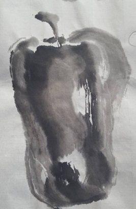 Lauren Ottaway, ink on rice paper, 2015