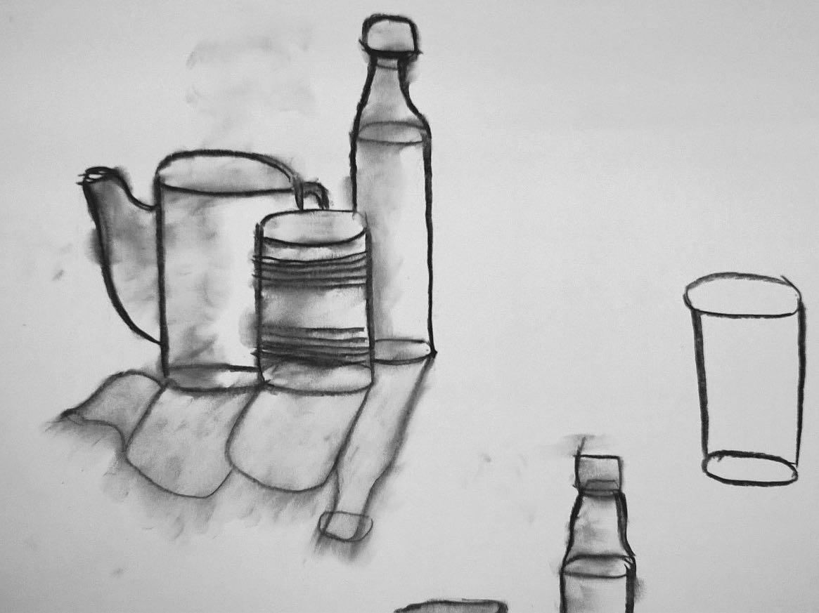 Chloe, charcoal on paper. 2016