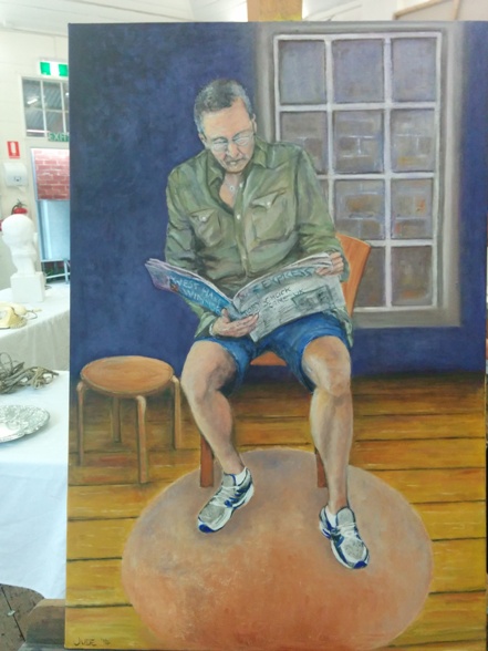 Jude's oil painting in progress