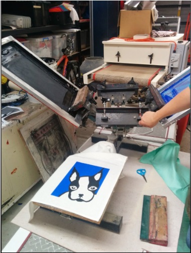 Lauren screen printing