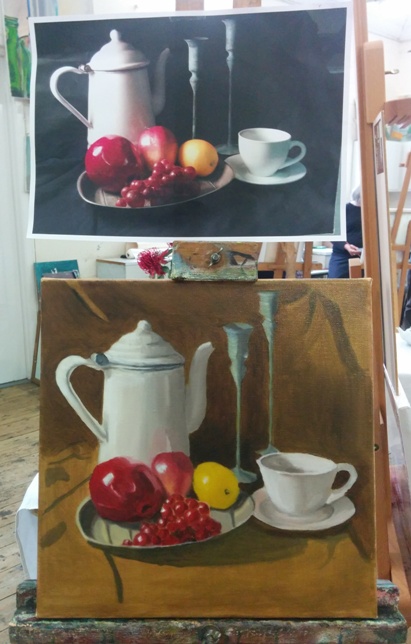 Lynne Oil Painting 18 10 2014
