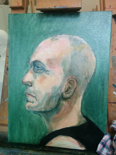 Spencer's oil painting