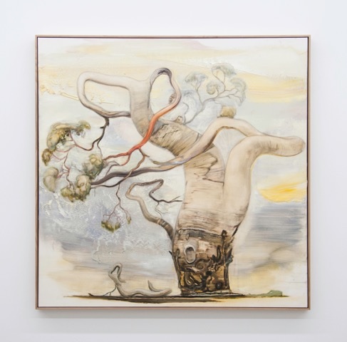 Tim McMonagle 'The Admiral' 2016 oil on linen 124.5 x 124.5 cm 