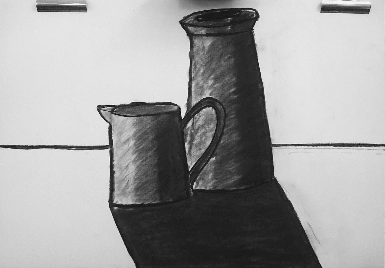 Tyra, charcoal on paper, 2016