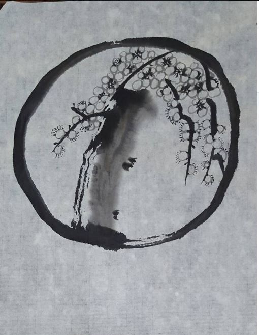 Lauren Ottaway, ink on rice paper, 2016