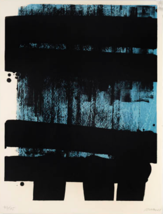 Pierre Soulages, Lithographie n° 36, 1974
