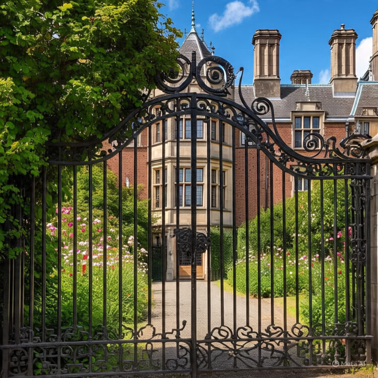 A mansion created with Meta AI.