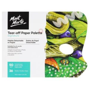 Mont Marte Tear Off Paper Palette Pad 36 sheet